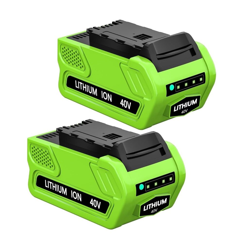 2Pack 6.0Ah Lithium ion Battery Replacement for Greenworks 40V Battery 29472 294